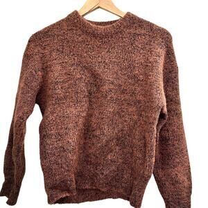 French connection brown black pullover sweater size women's size xs